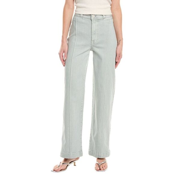 Madewell Denim - Madewell Womens  The Perfect Vintage Sage Mist Wide Leg Jean, Green